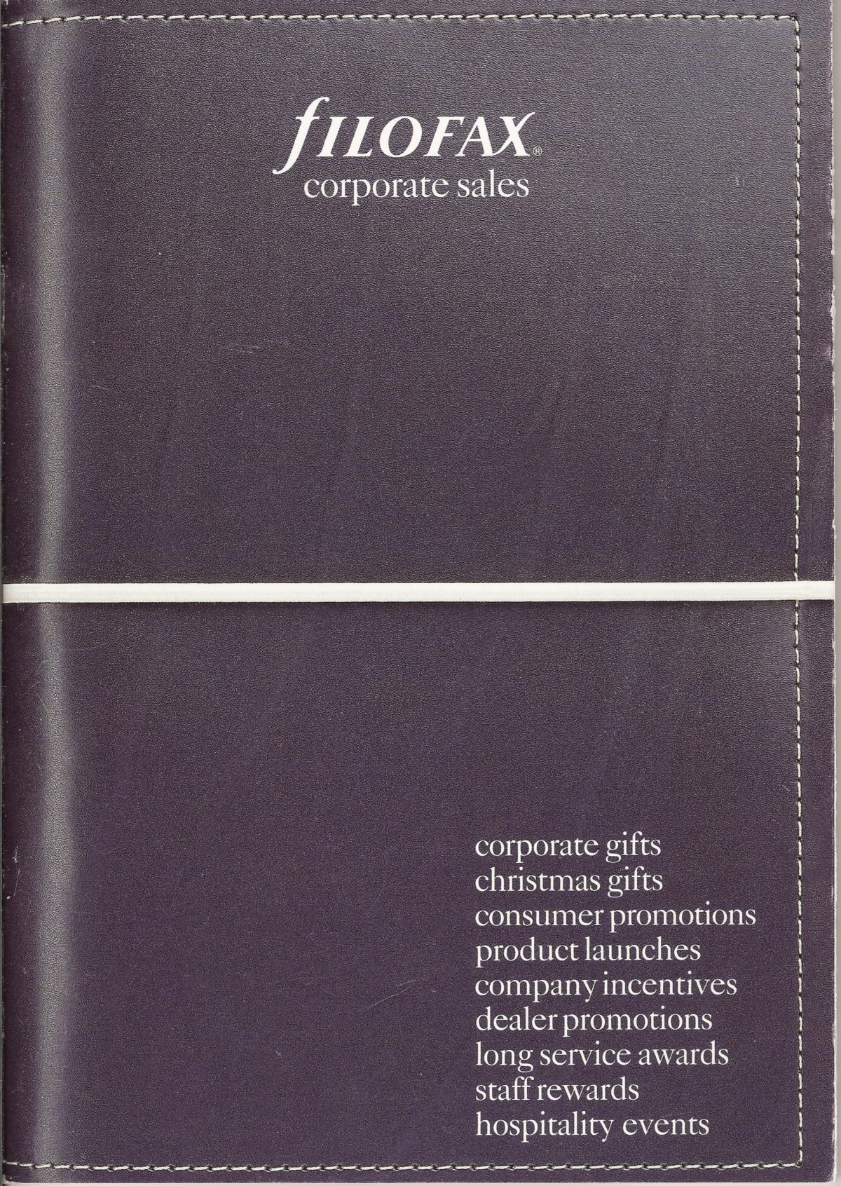 Filofax UK Corporate Sales Catalogue 2008